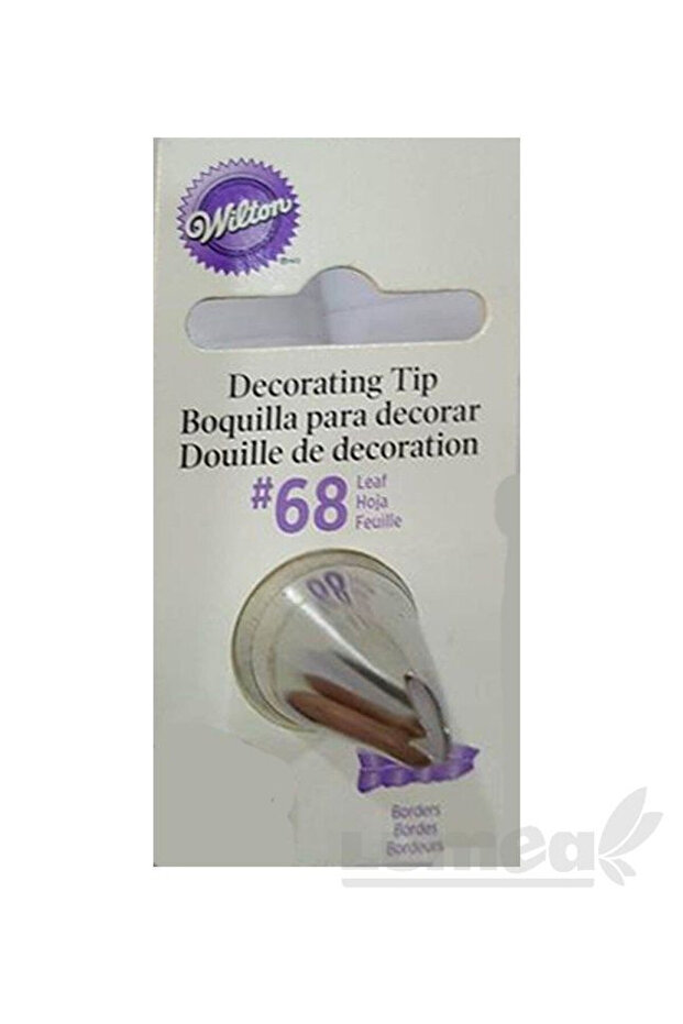 Leaf-shaped decorating tip, #68 - Wilton - 1