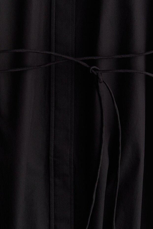 Nakış İşlemeli Kollu Elbise - 6