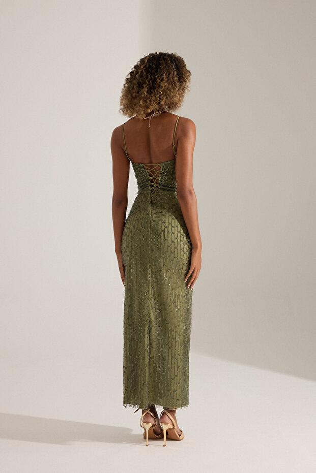 MILICA HAKİ ELBİSE - 6