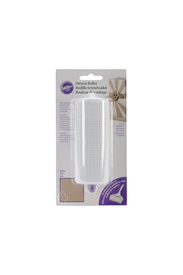 "Burlap" Texture for Embossing Roller - Wilton - 1