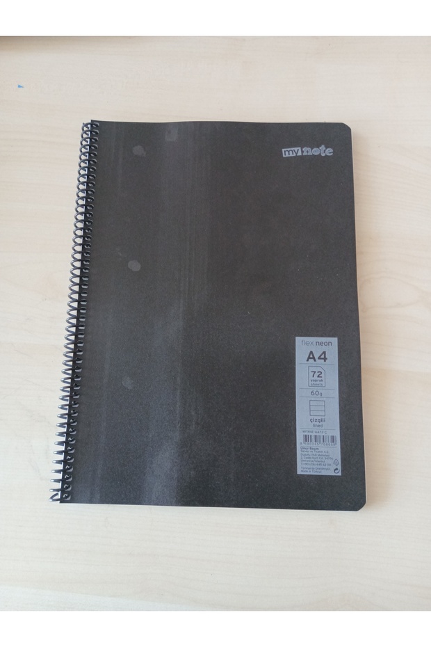 My Note Large Size A4 72 Sheets Lined Spiral Notebook – Ideal for Lectures and Notes - 1