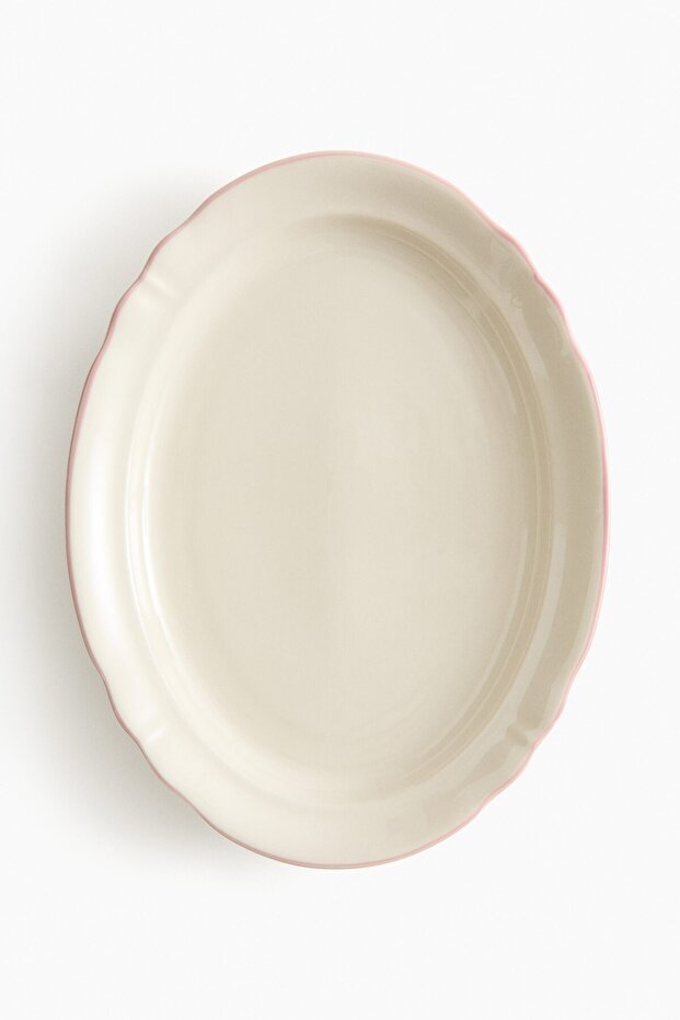Stoneware Servis Tabağı - 1