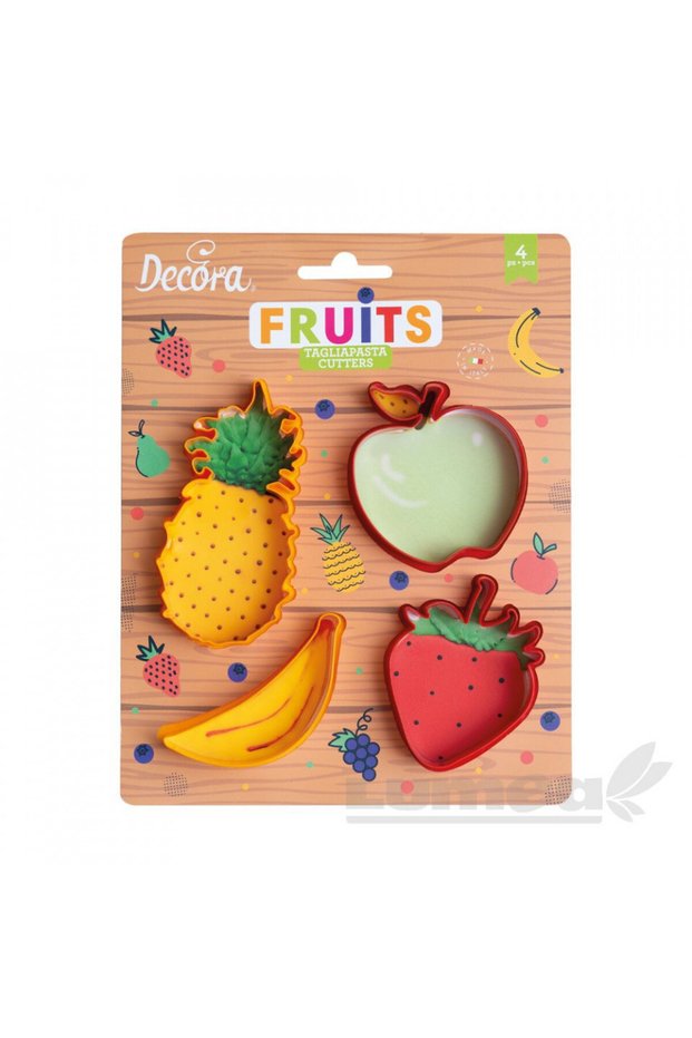 Set decupatoare fructe, 4 buc. - Decora