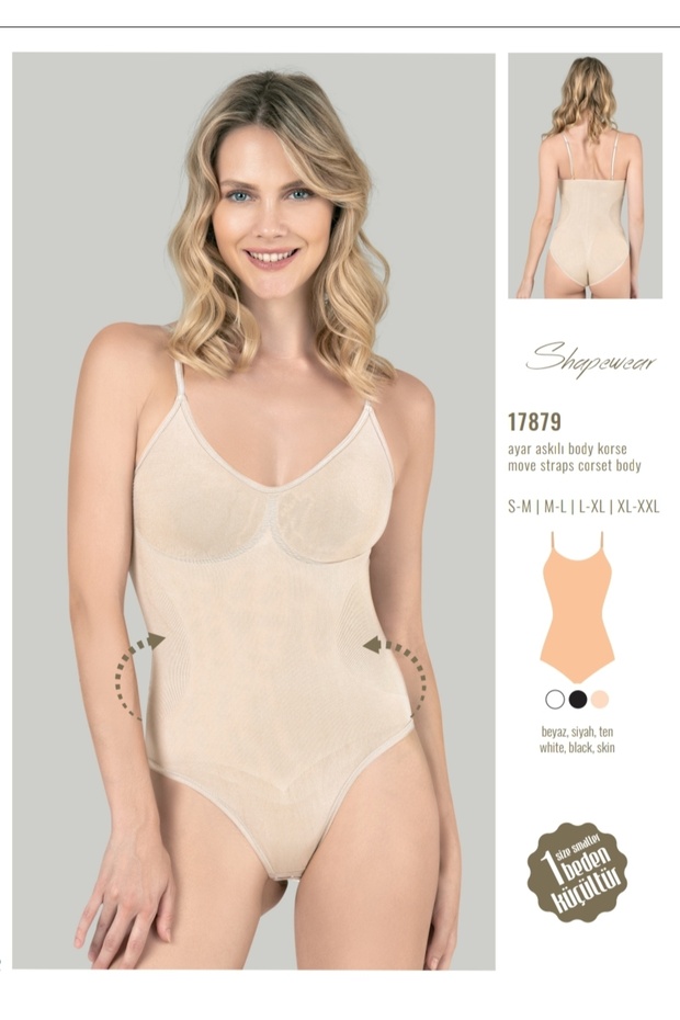 Body Corset with Adjustable Straps