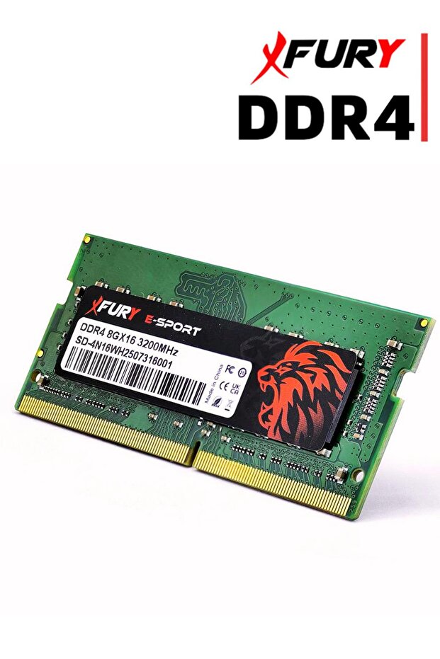 E-SPORT DDR4 8Gb 3200 Mhz Notebook Ram Bellek 1x8GB - 2