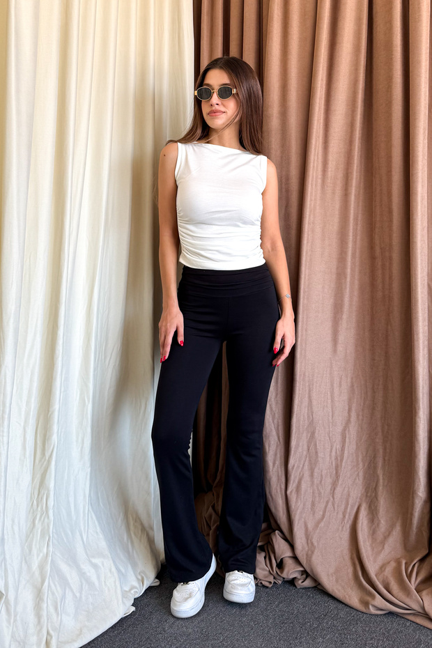 Women's Waist Elastic Spanish Leggings 0973