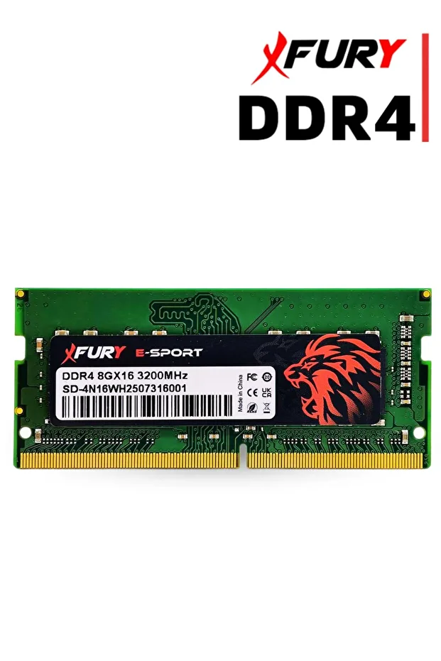 E-SPORT DDR4 8Gb 3200 Mhz Notebook Ram Bellek 1x8GB - 1