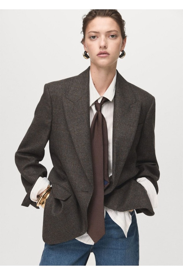 Yün blazer ceket - 1