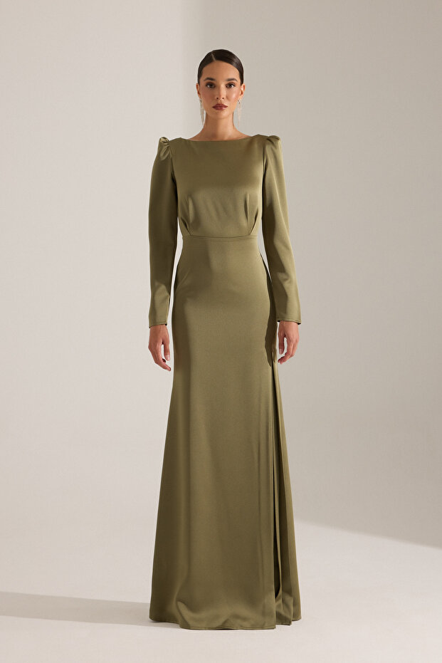 AMAYA HAKİ ELBİSE - 1