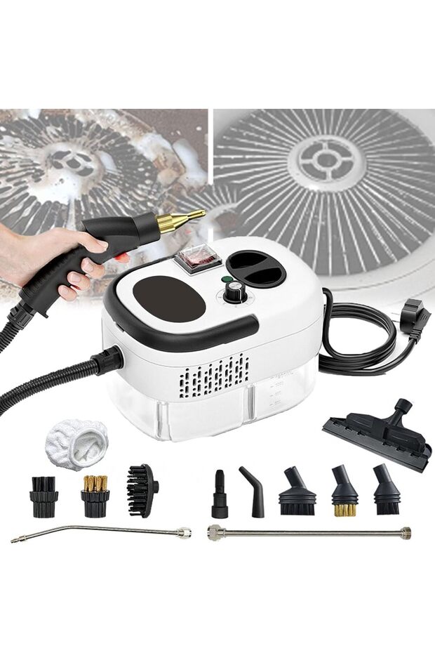 105℃ Pressurized Steam Cleaner, 2500W Air Conditioning Range Hood Cleaning Machine