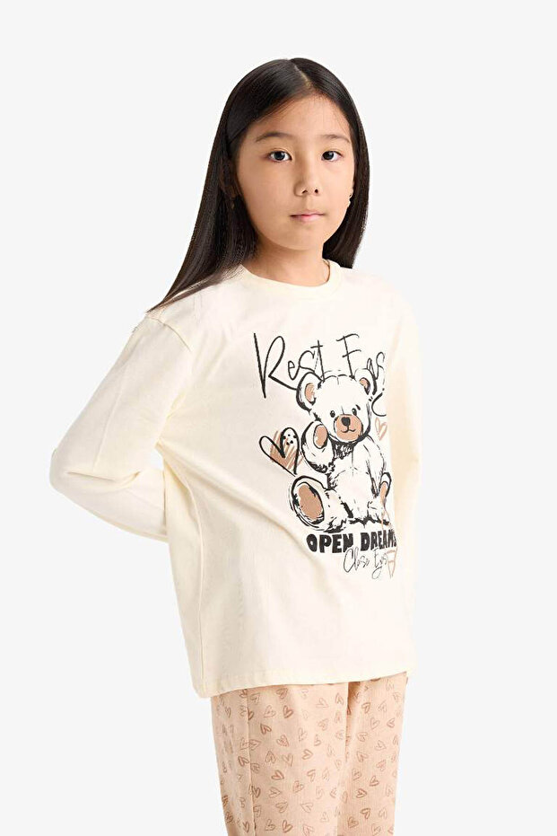 Ecru Girl's Top and Bottom Set F6216A8/Er103 - 3