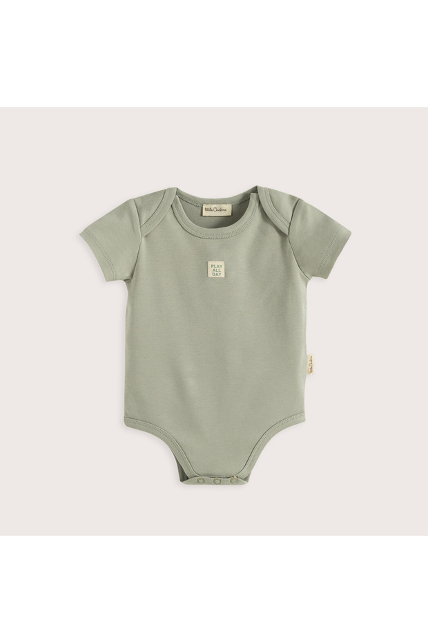 Cute Cırcus 3'Lü Body Set Ekru/Yeşil - 4