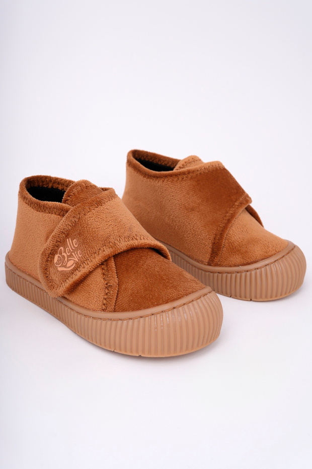 Camel (Taba) Peluş Çocuk Ev Botu Panduf - 2