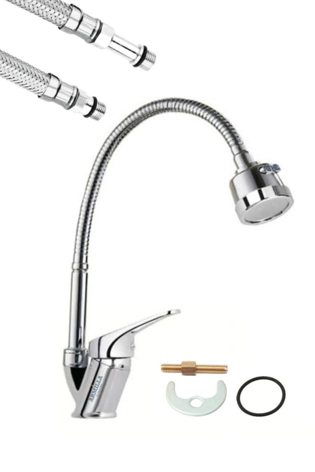 Irmak Mix Swan Kitchen Sink Faucet 40 Cartridge - 5 Years Warranty