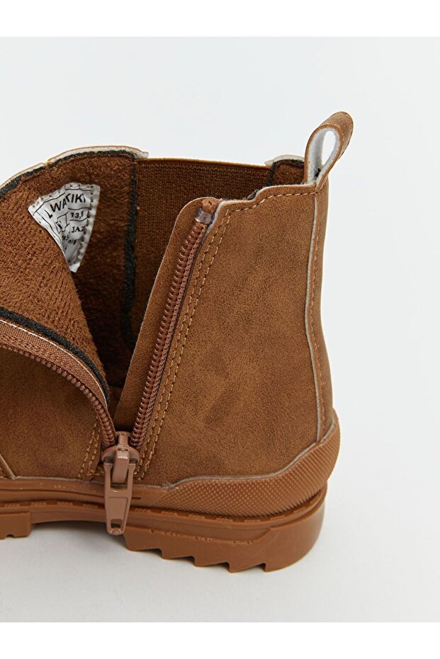 LCW STEPS Süet Görünümlü Erkek Bebek Bot - 7