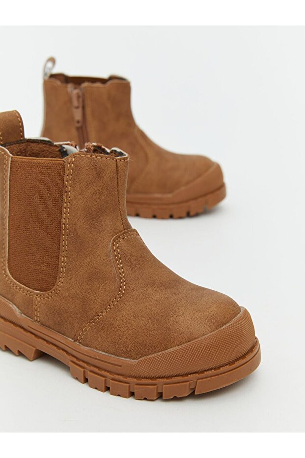 LCW STEPS Süet Görünümlü Erkek Bebek Bot - 3