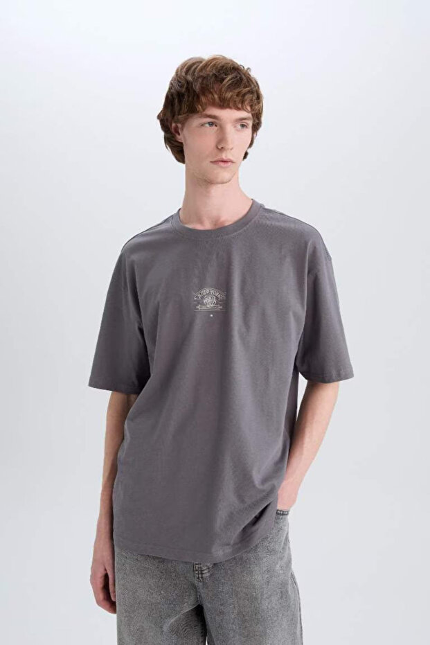 Erkek T-shirt E4541AX/GR357 - 4