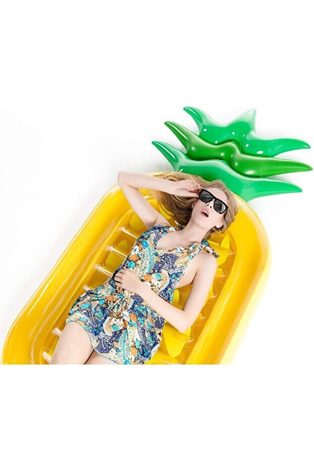 Inflatable Pineapple Raft Pool Float - 2