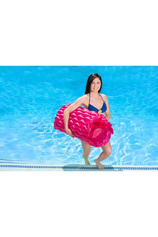 Roll 'N Go Swimming Pool Mattress Float Pink Large One Size - 2