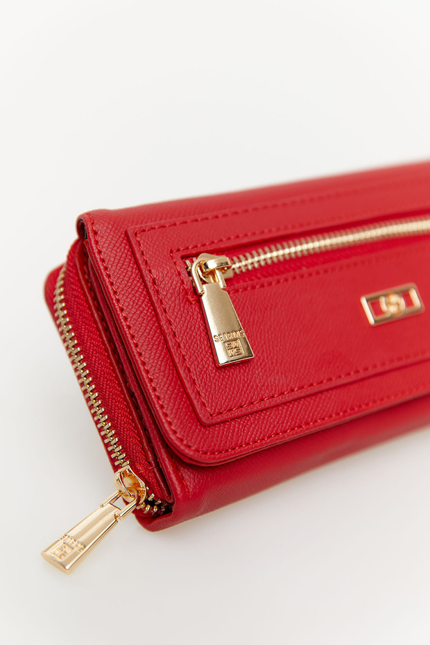 Fermuar Detaylı Cüzdan - 5