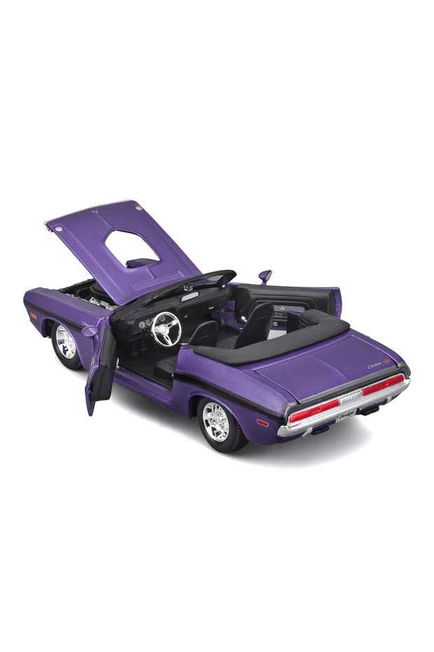 1:24 1970 Dodge Challenger R/T Convertible Model Araba 31264 - Me - 3