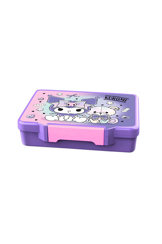 Kuromi Bento Lunch Box with Cutlery – Character – Cute & Practical Lunch Container for Sc