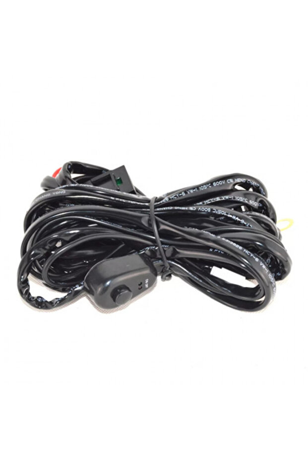 Wiring kit with on/off button and relay for projectors/ledbar - 1