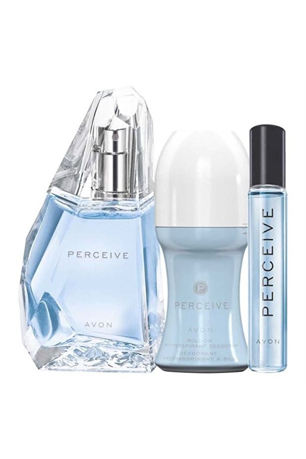 Set Perceive, parfum 50ml, deo-roll 50 ml, miniparfum 10 ml, - 1