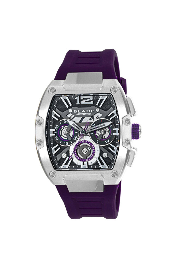 Magnifique Indigo 3652 G 5 SNV SS & Silicone Strap Multifunction Men's Watch