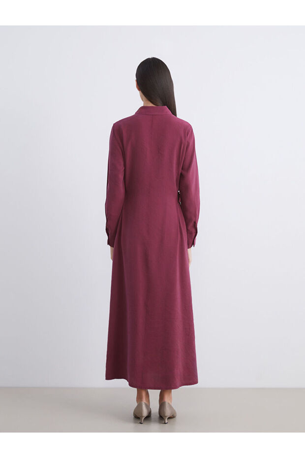 Stilinizi Bize Bırakın | Modal Karışımlı Gömlek Elbise - 7