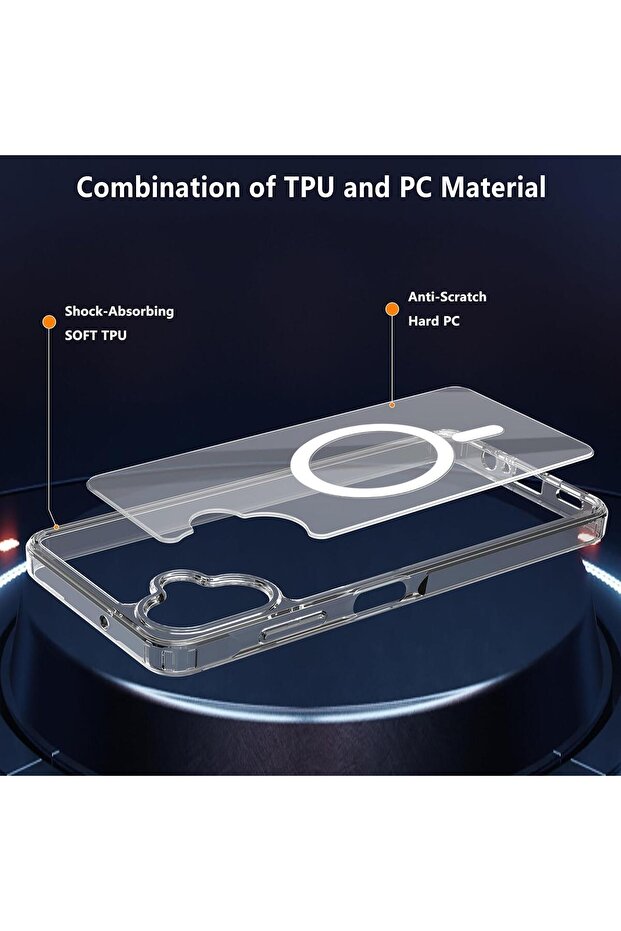 Xiaomi Redmi Note 13 Pro Plus 5G Kılıf MagSafe Clear Soft Şeffaf - 3