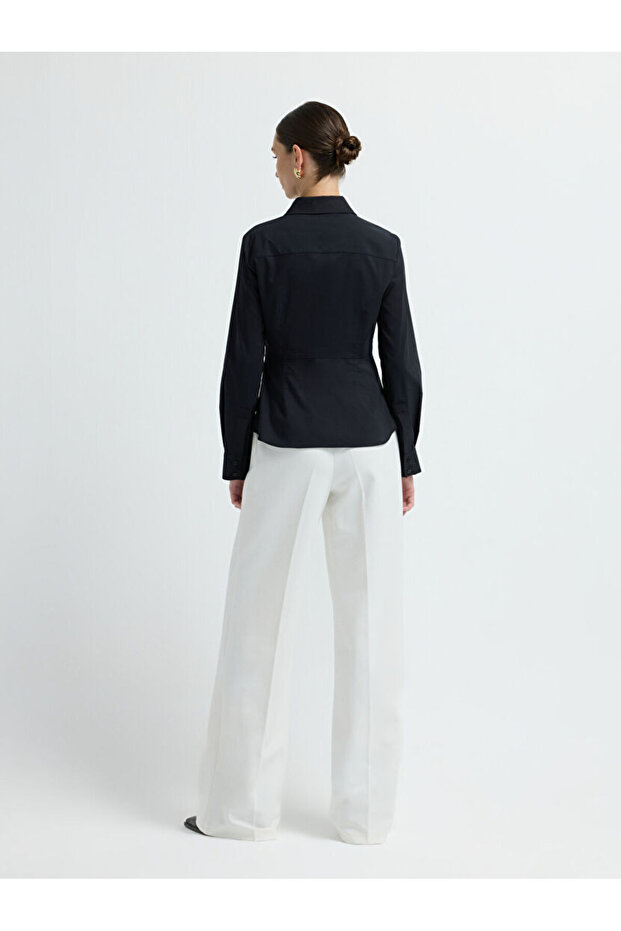 Dikiş Detaylı Gömlek - 5