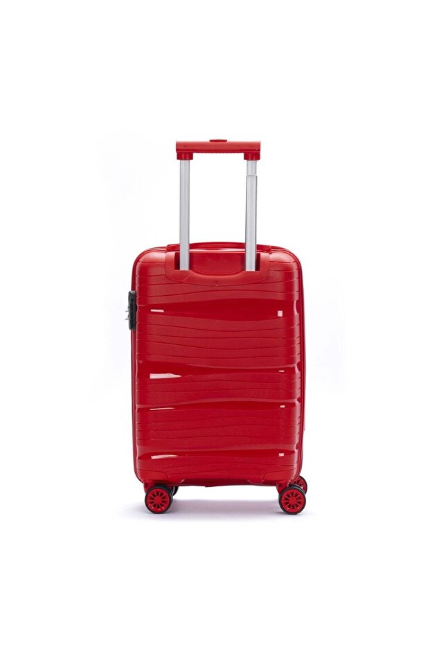 Orta Boy Kırılmaz Silikon Valiz Dalgalı Model - 5