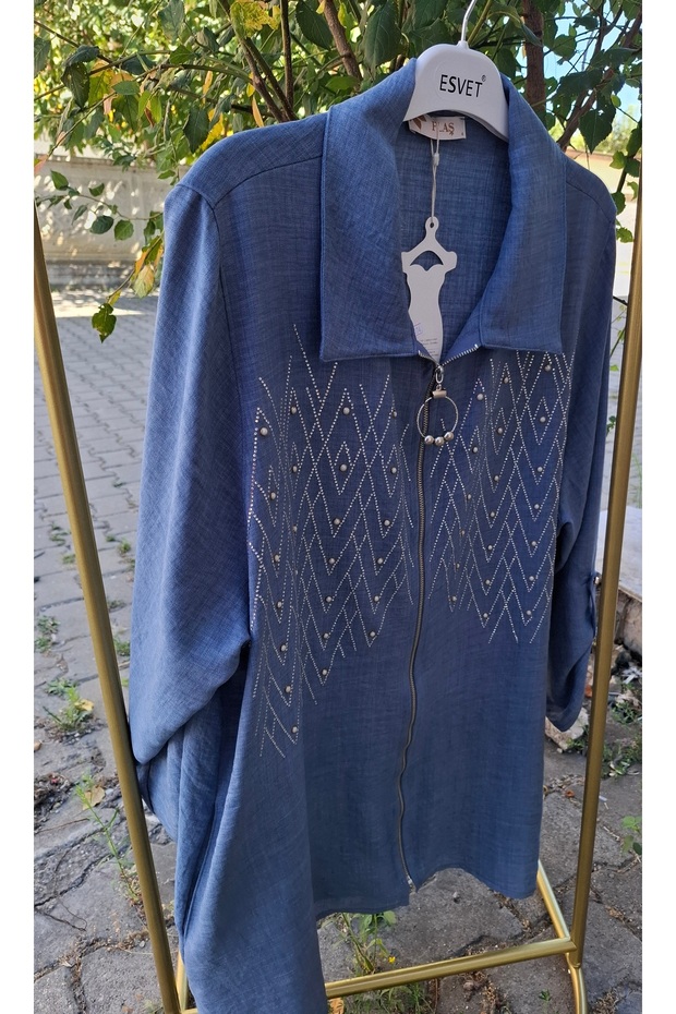 Flaş marka fermuarlı ceket - 3