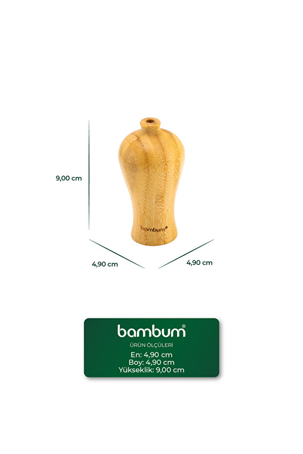 Guro Bambu Vazo 9*4,9cm - 2