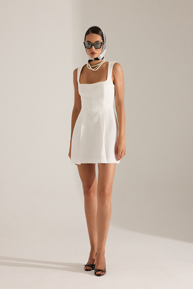 OCTOBER BEYAZ ELBİSE - 3