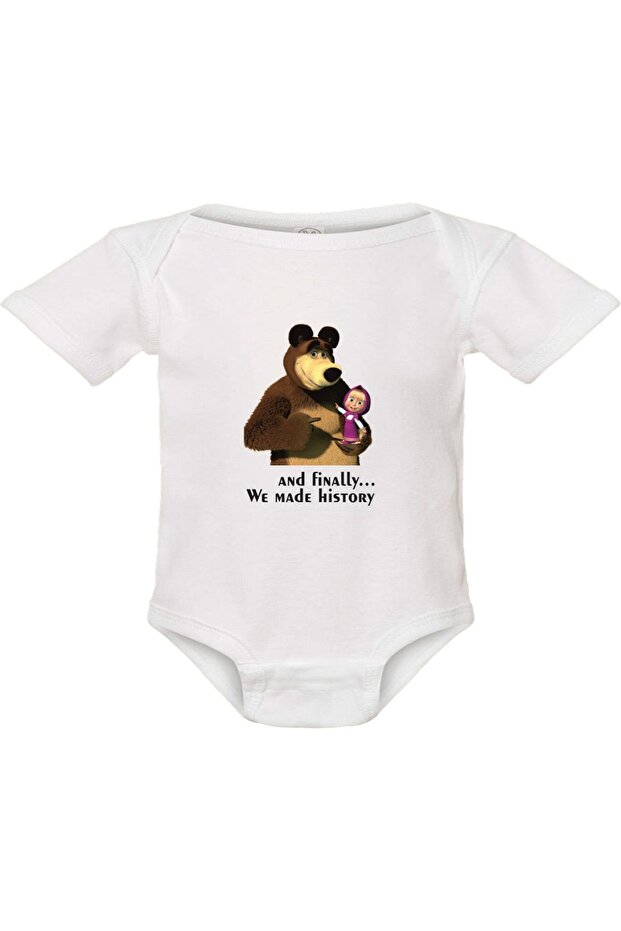 - Masha and the Bear Baby Bodysuit Onesie