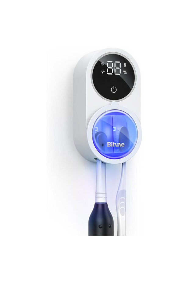 UV Toothbrush Sterilizer, Automatic BVX122, White - 1