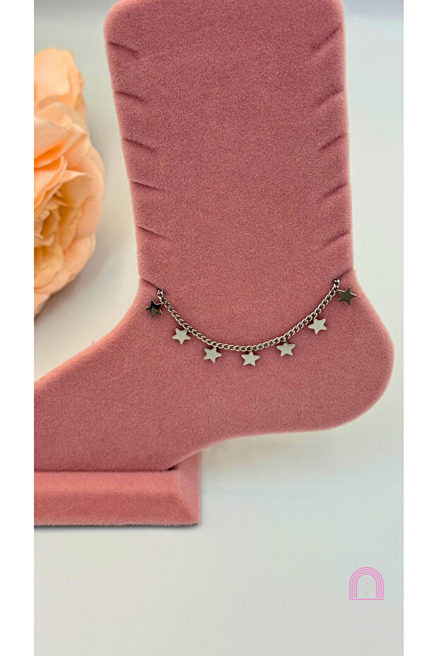 Çelik Yıldız Figürlü Silver Halhal - 2