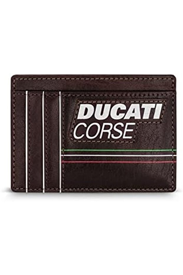 DTLGD2200602 Elegante Genuine Leather Card Case, Tan, M, Casual