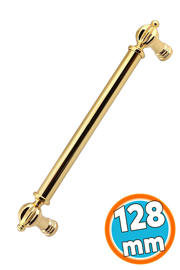 Furniture Drawer Kitchen Cabinet Wardrobe Door Handles Pull Handle Metal Gold Golden Handle 128 mm