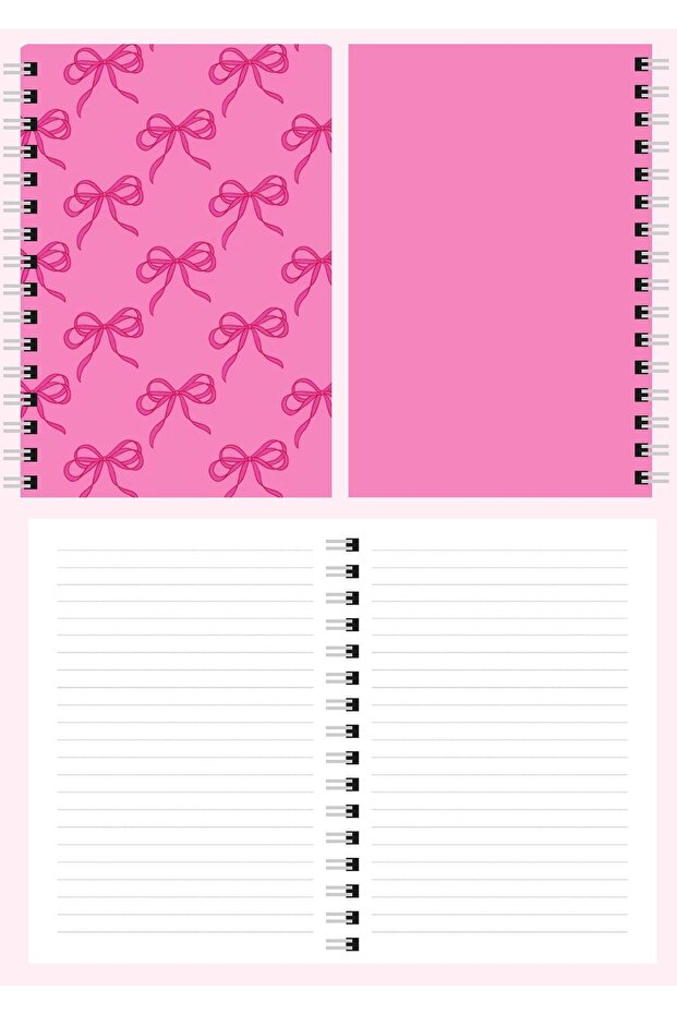 A5 Spiral School Notebook 80 Sheets Set of 4 - 2