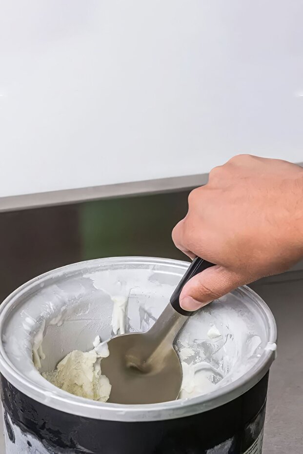 Çelik Büyük Boy Düz Dondurma Kaşığı Sert Dondurma Tereyağ Küreği mt196sy - 4