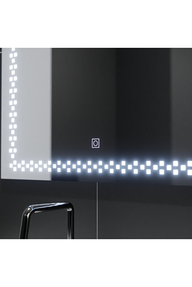 Rectangular LED Mirror 80x60cm Stella Basic Touch - 2