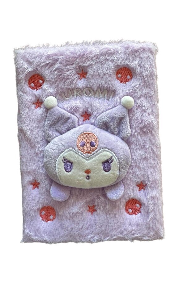 Sweet Sebep Plush Diary Notebook - Character and Fruit Patterned, Lined Pages 1 Pc - 2