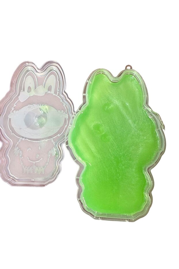 TATLI SEBEP 1 ADET Labubu Figür Kapaklı Slime – Eğlenceli ve Renkli Jel Oyun (KARIŞIK GÖNDERİLİR) - 3
