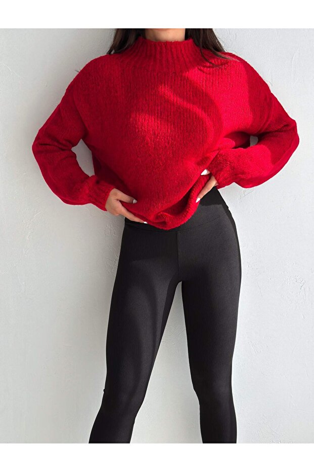 سترة أساسية يومية - حمراء - 5