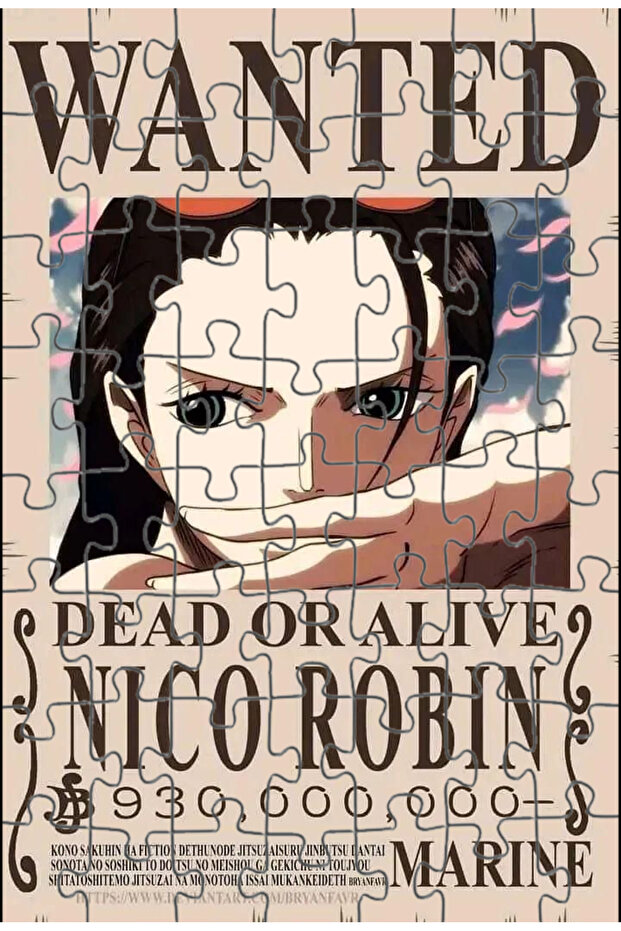 One Piece Nico Robin Wanted Anime 99 Piece Puzzle