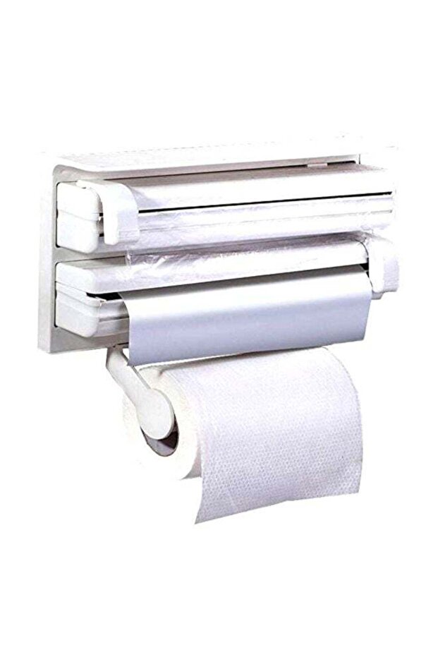 Triple Paper Dispenser White