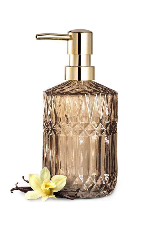 Clear Glass Soap Dispenser with ABS Plastic Pump, Crystal Makeup Dispenser, Kitchen Sink, Bathroom